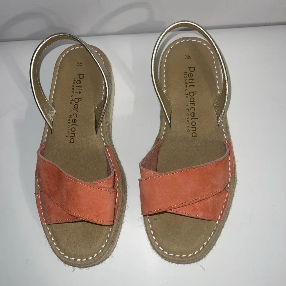 Boho Cocktail Party Summer Vacation Platform Heel Petit Barcelona 7.5